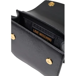 Black Polyester Handbag
