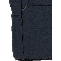 Blue Polyester Sleeveless Jacket