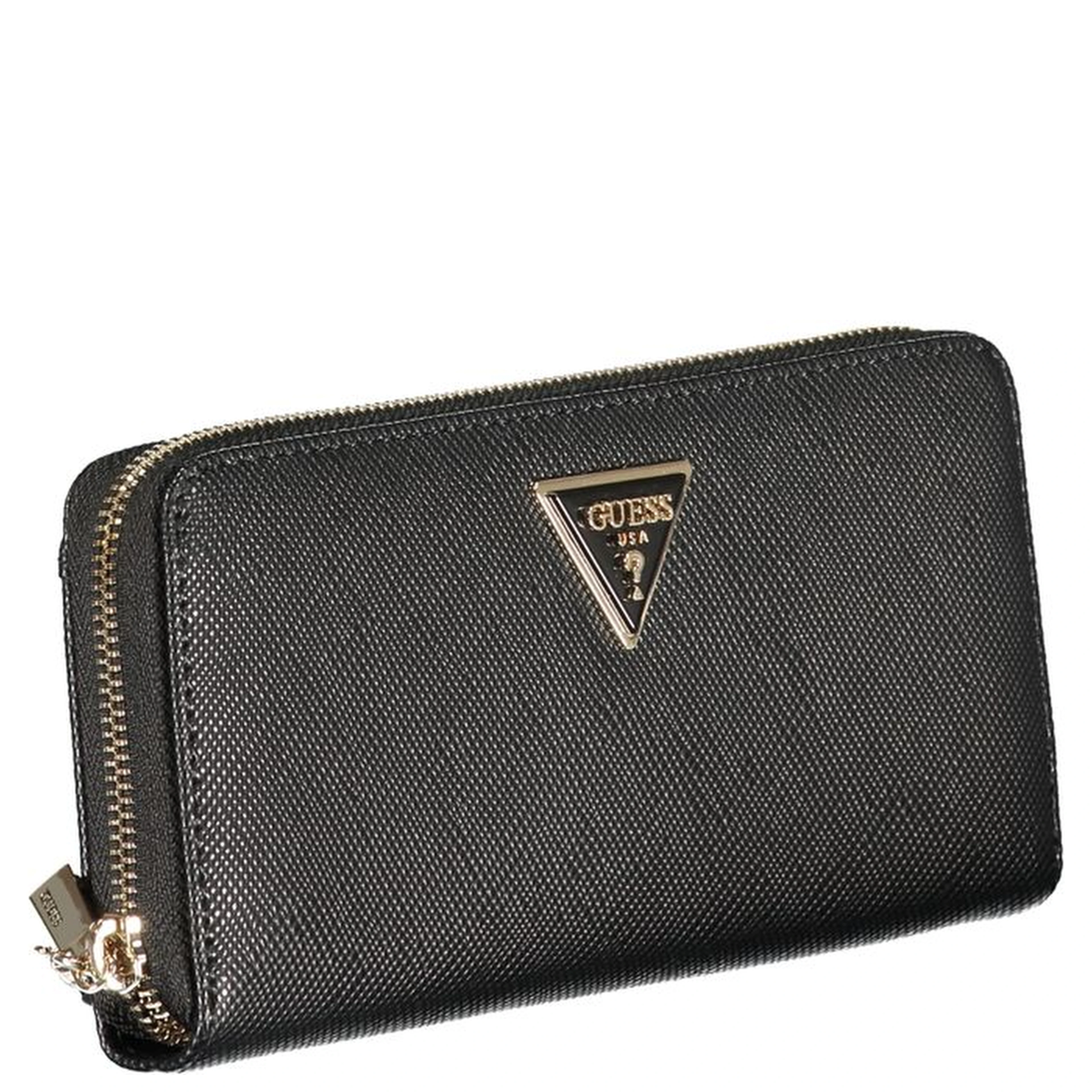 Black Polyurethane Women's Wallet