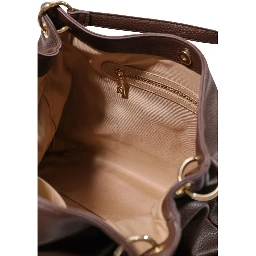 Brown Polyethylene Handbag