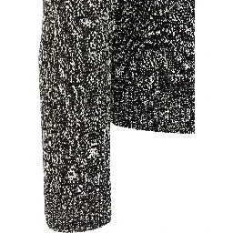 Bicolor Virgin Wool Cardigan