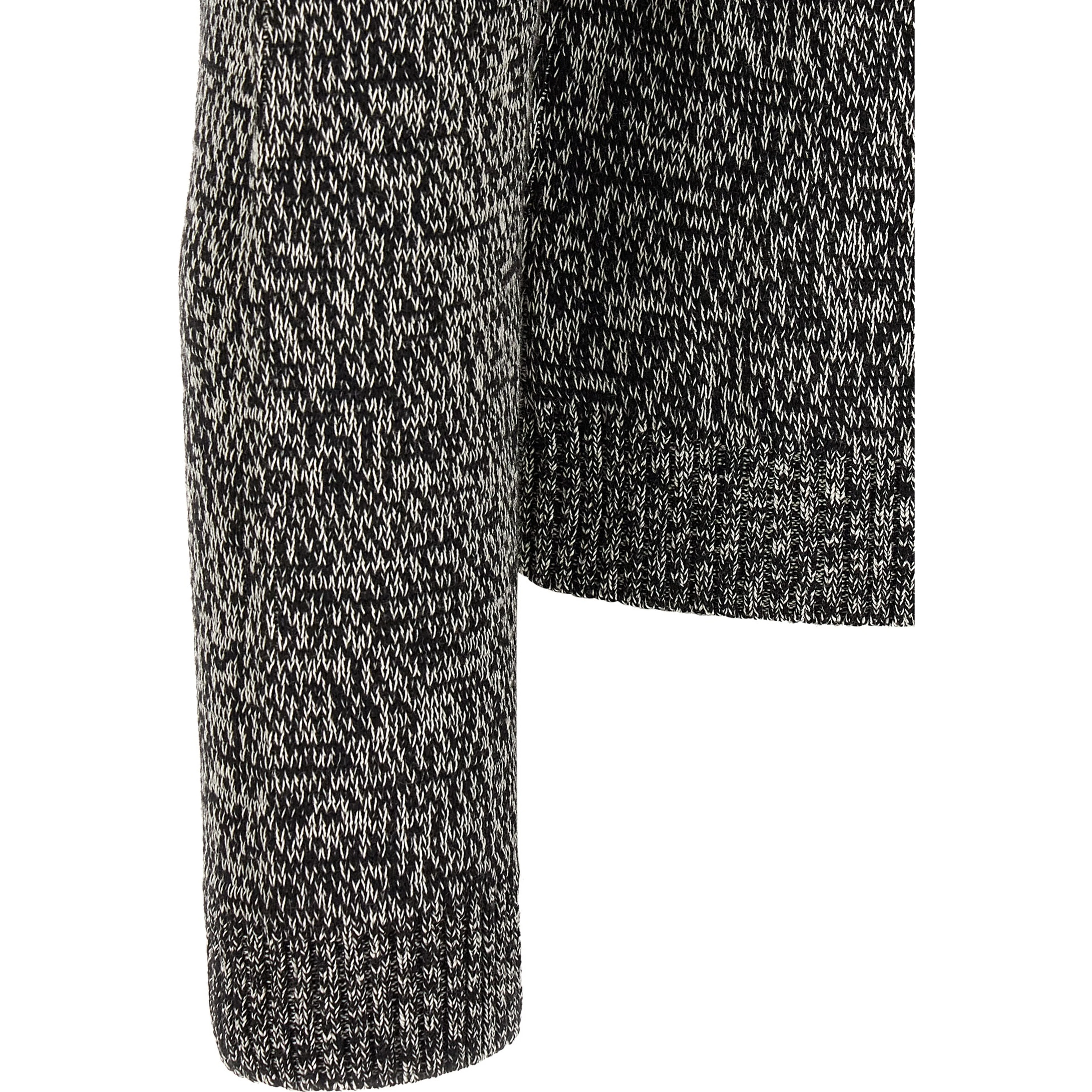 Bicolor Virgin Wool Cardigan