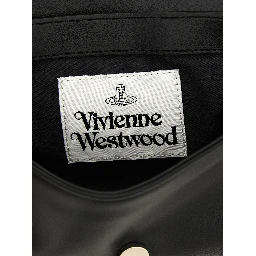 Black Polyester Crossbody Bag