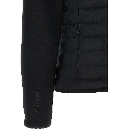 Black Polyamide Full-Length Jacket