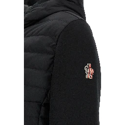 Black Polyamide Full-Length Jacket