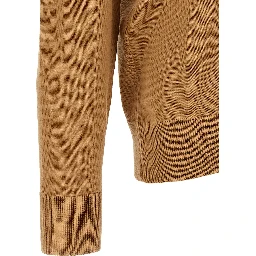 Brown Virgin Wool Cardigan