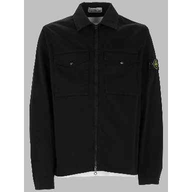 OVERSHIRT CON ZIP E TASCHE SUL PETTO