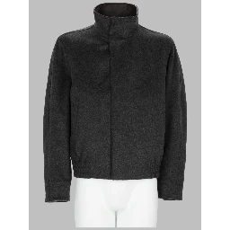 BOMBER IN LANA A COLLO ALTO
