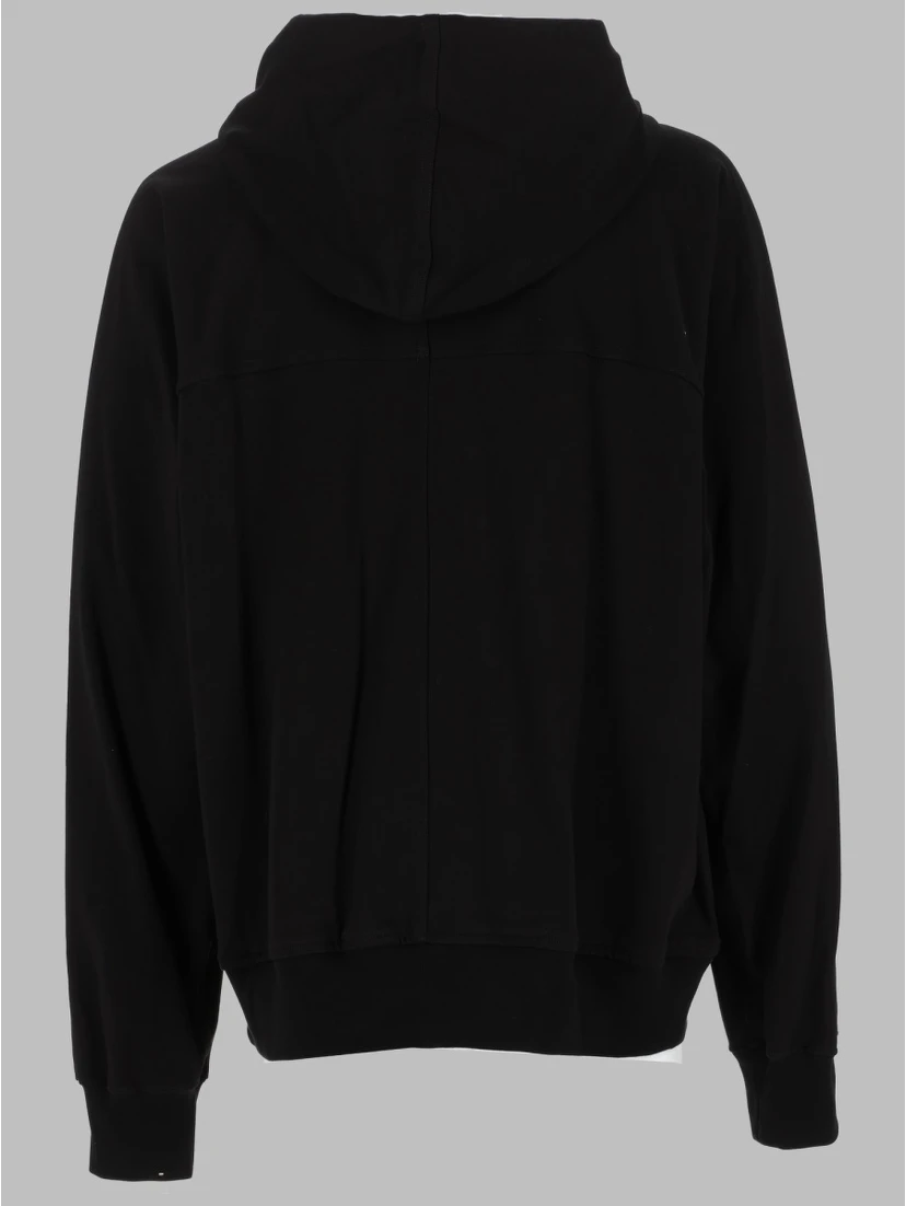 FELPA CON ZIP E CAPPUCCIO