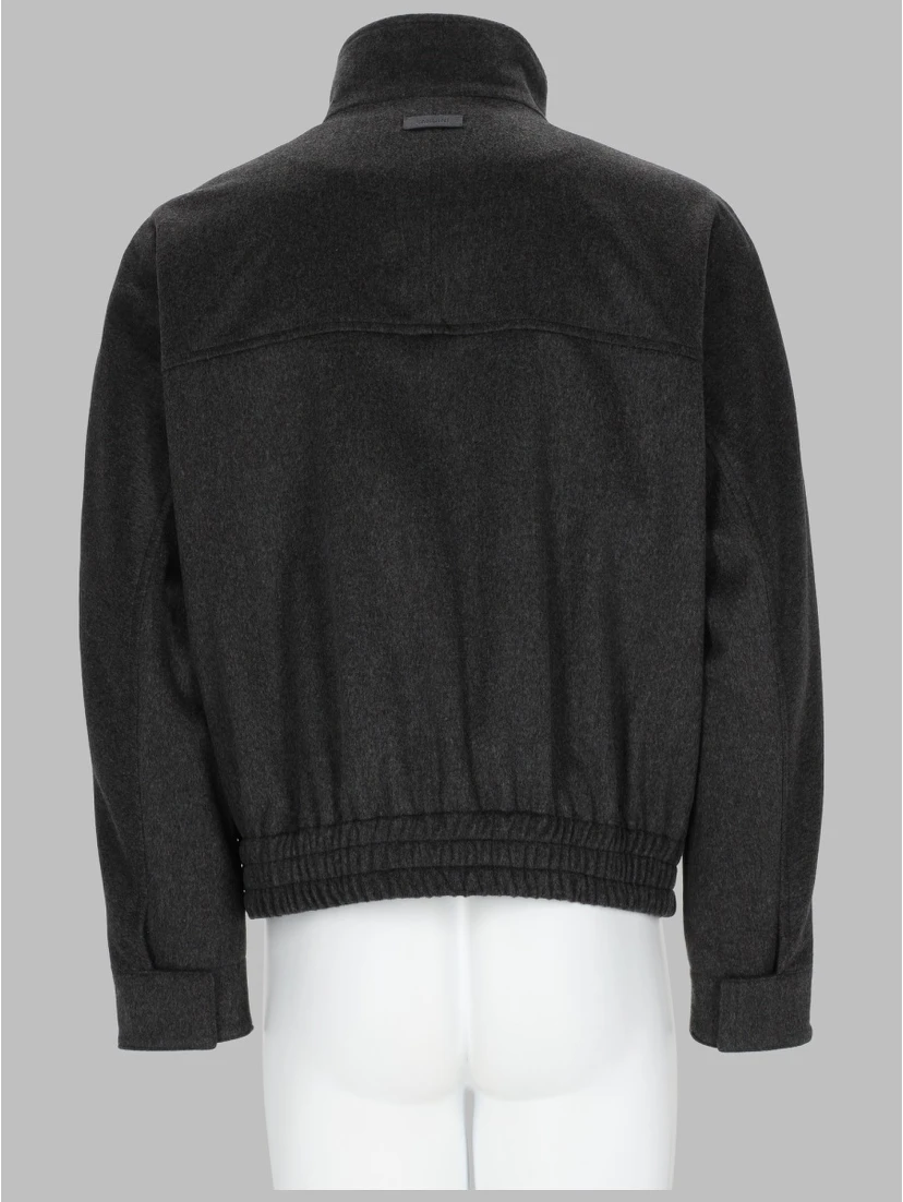 BOMBER IN LANA A COLLO ALTO