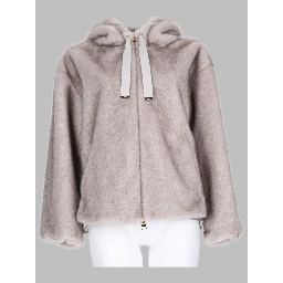 GIACCA BOMBER IN ECO-PELLICCIA