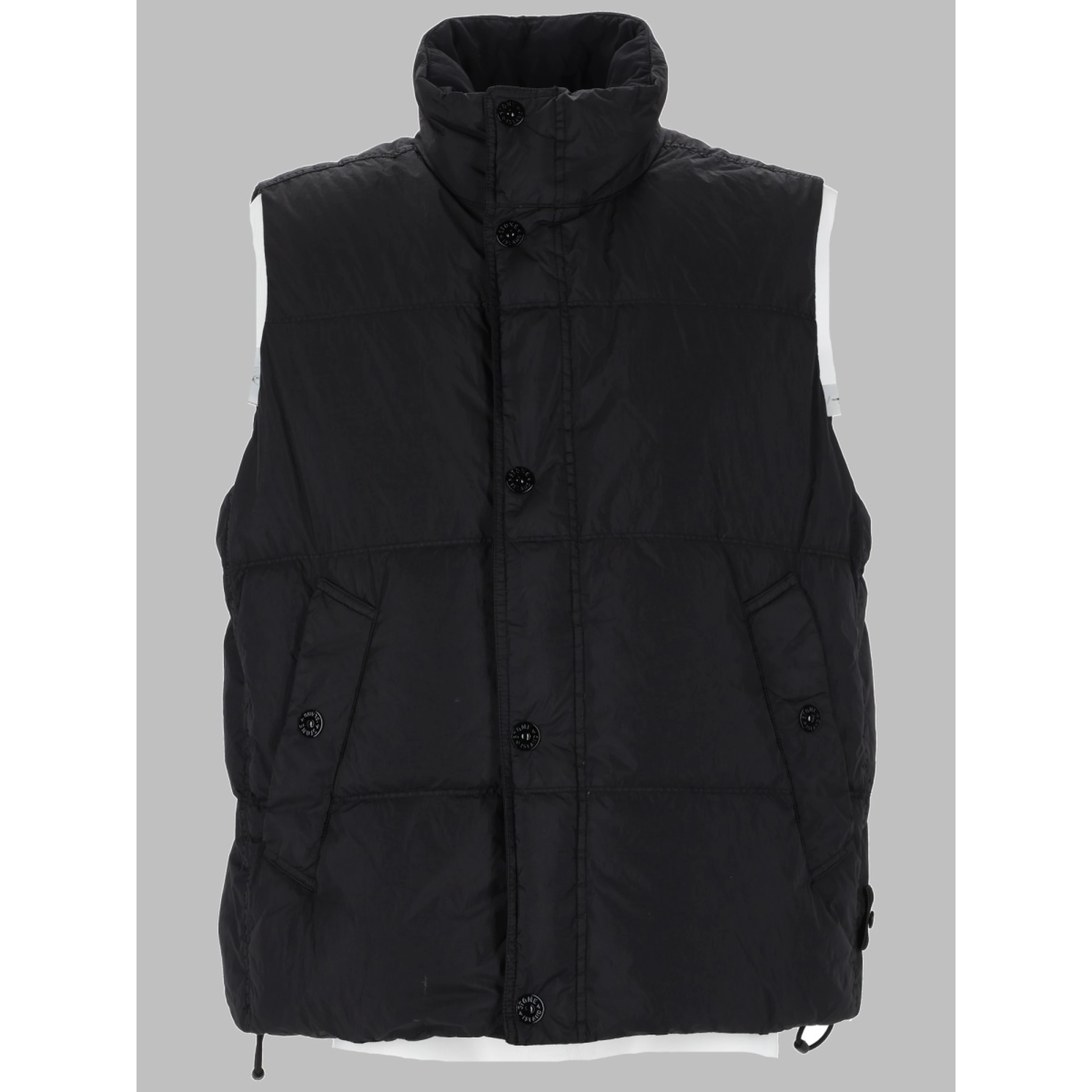 GILET IMBOTTITO IN PIUMA RESISTENTE AL VENTO CON ANTIGOCCIA
