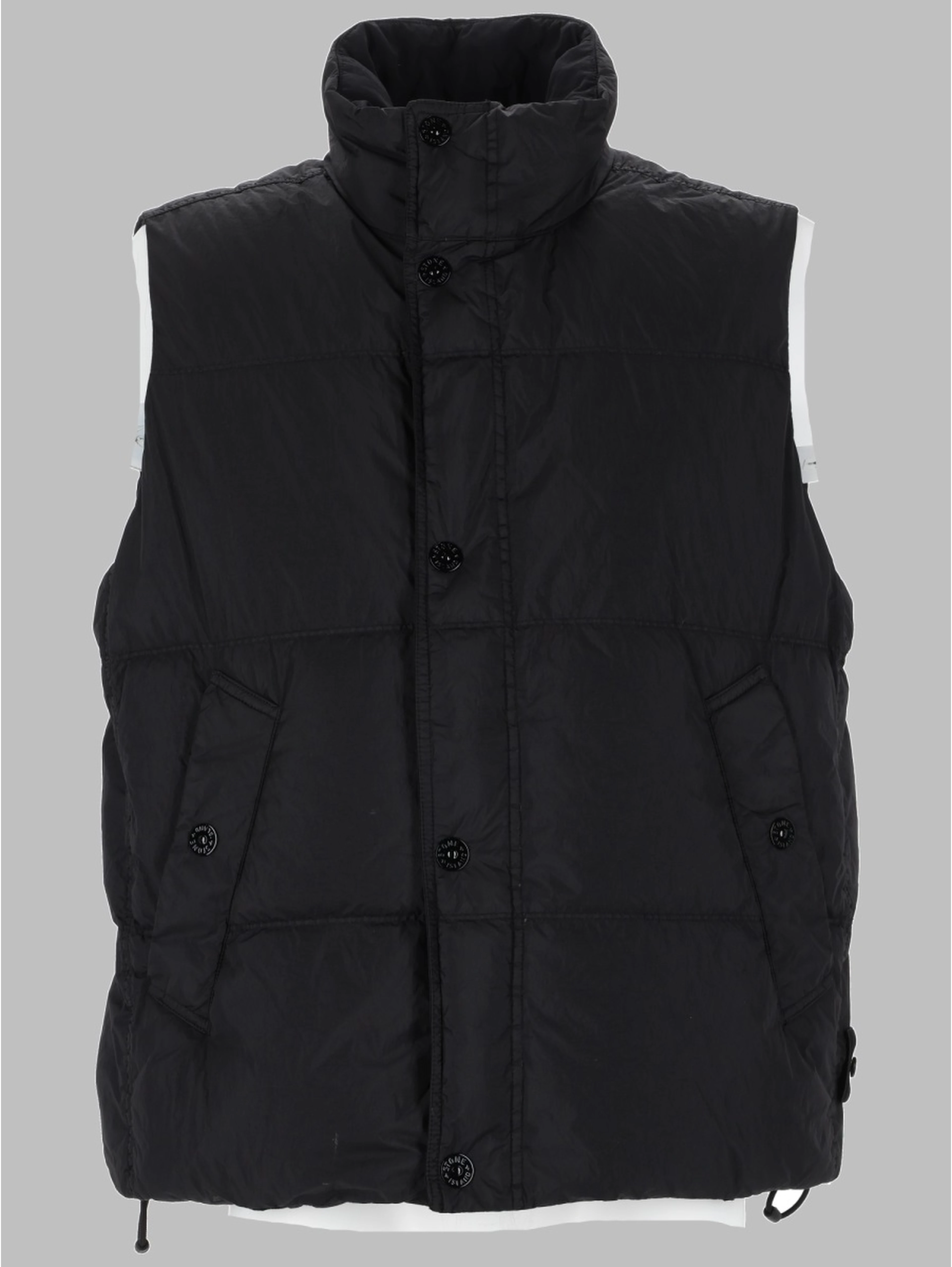 GILET IMBOTTITO IN PIUMA RESISTENTE AL VENTO CON ANTIGOCCIA