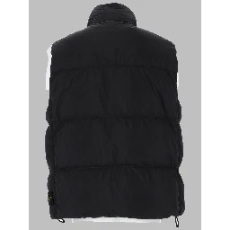 GILET IMBOTTITO IN PIUMA RESISTENTE AL VENTO CON ANTIGOCCIA