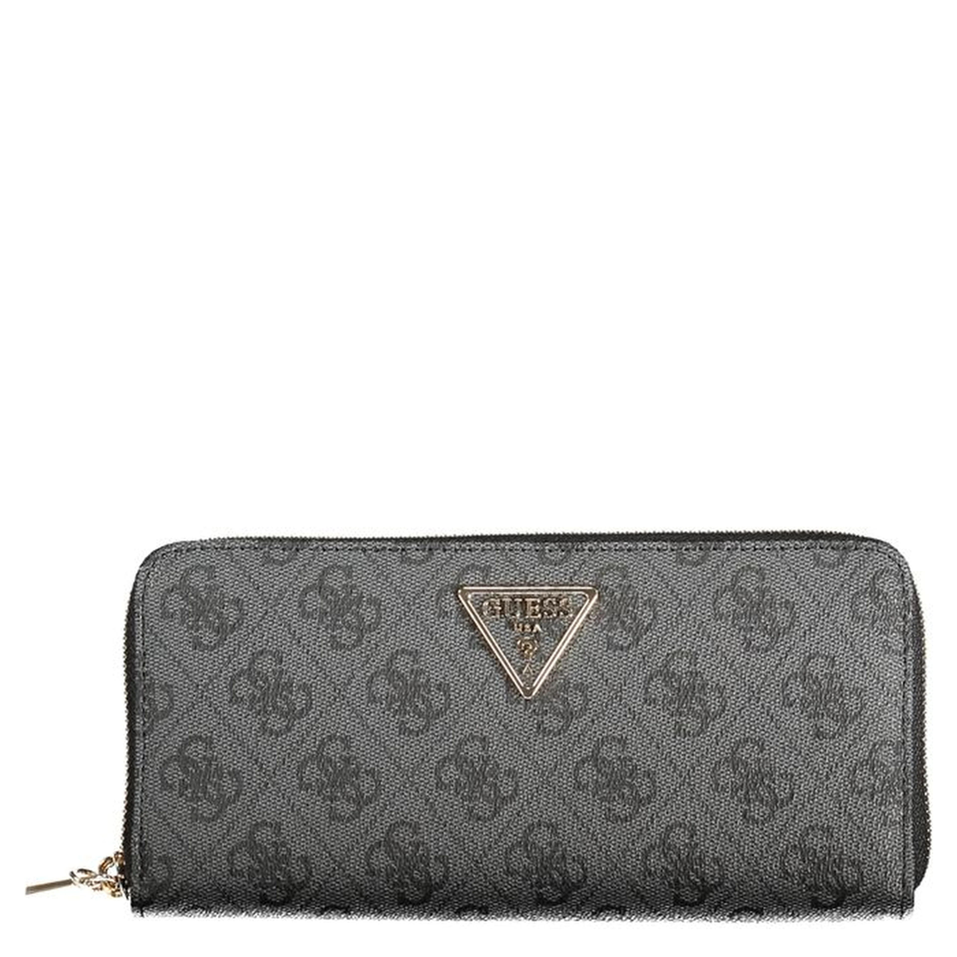 Black Polyurethane Women's Wallet