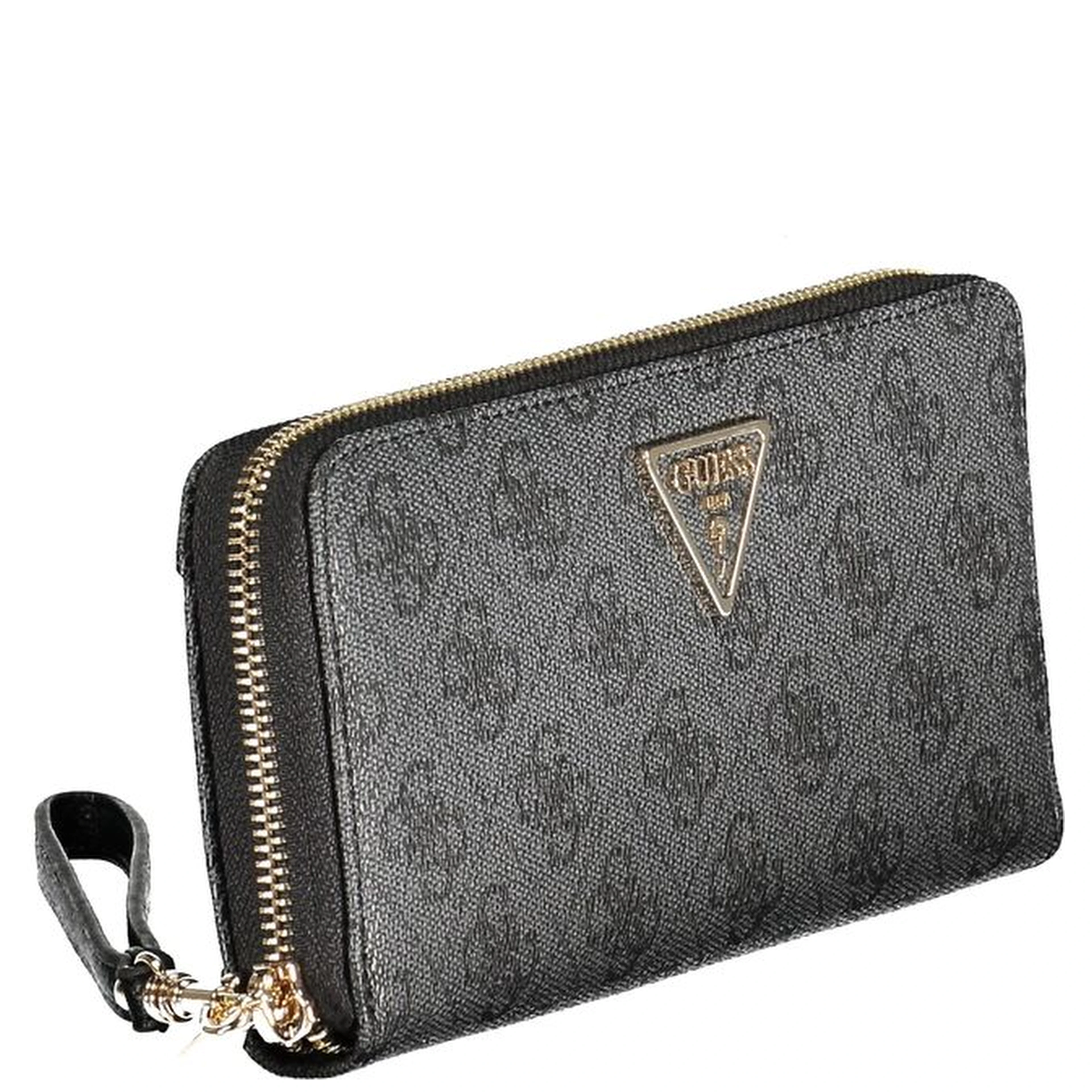Black Polyurethane Women's Wallet