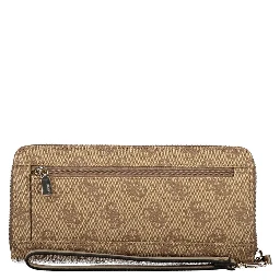 Beige Polyurethane Women Wallet