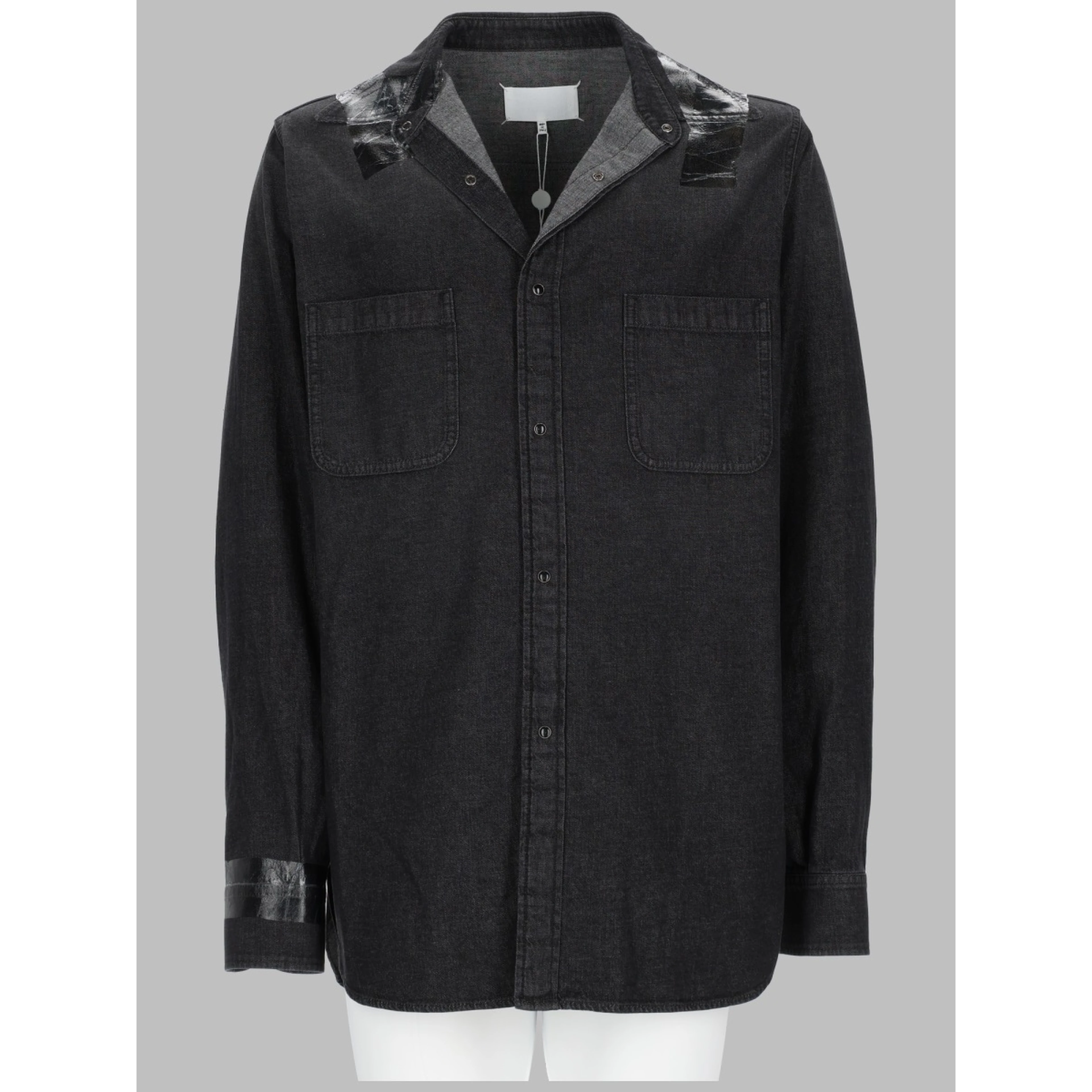 CAMICIA IN DENIM TAPED