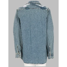 CAMICIA IN DENIM TAPED