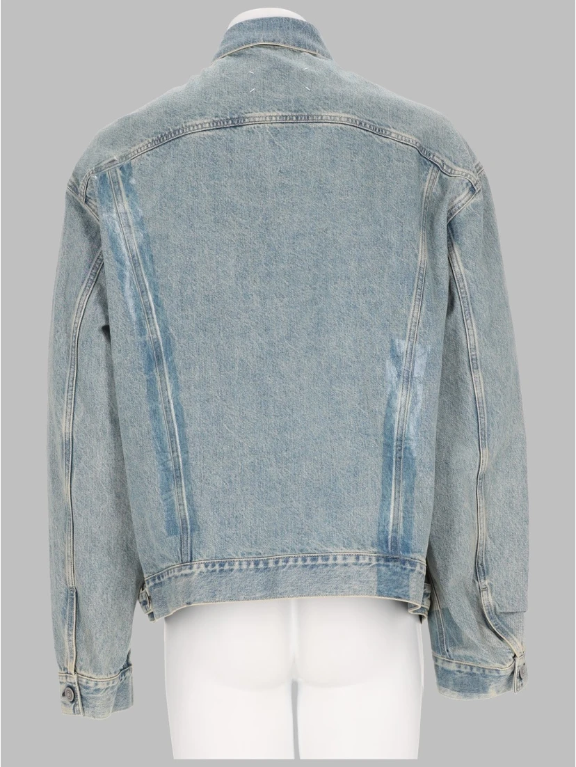 GIACCA IN DENIM TAPED