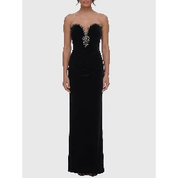 Maxi velvet dress
