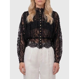 Lace high neck blouse