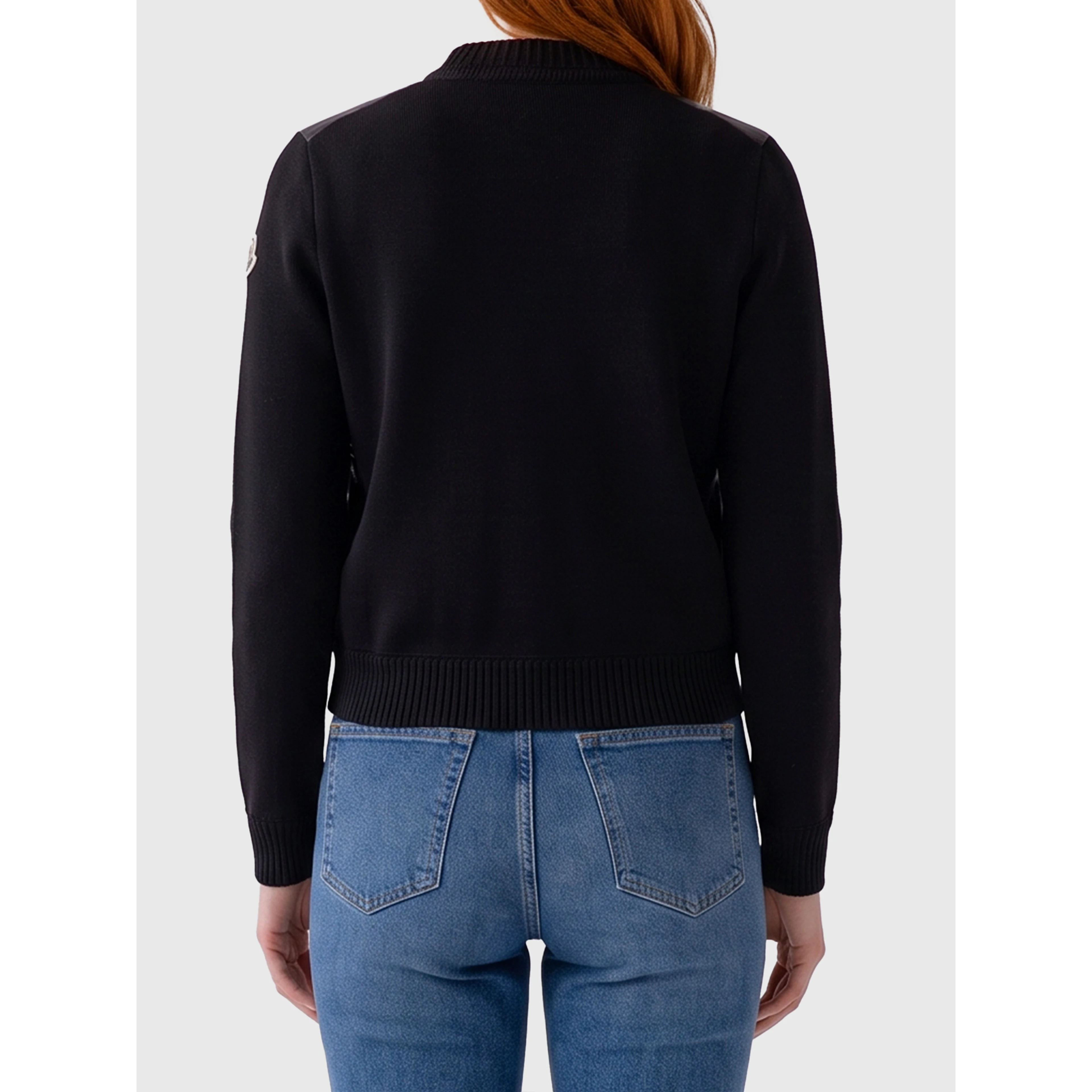Tricot zip cardigan