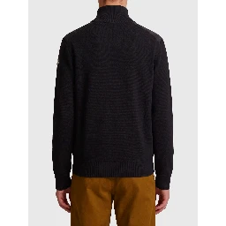 Padded zip-up cardigan