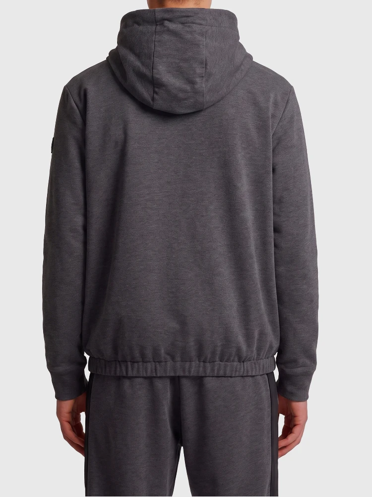 Reversible zip-up sweatshirt alternative