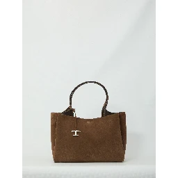 Medium suede leather bag