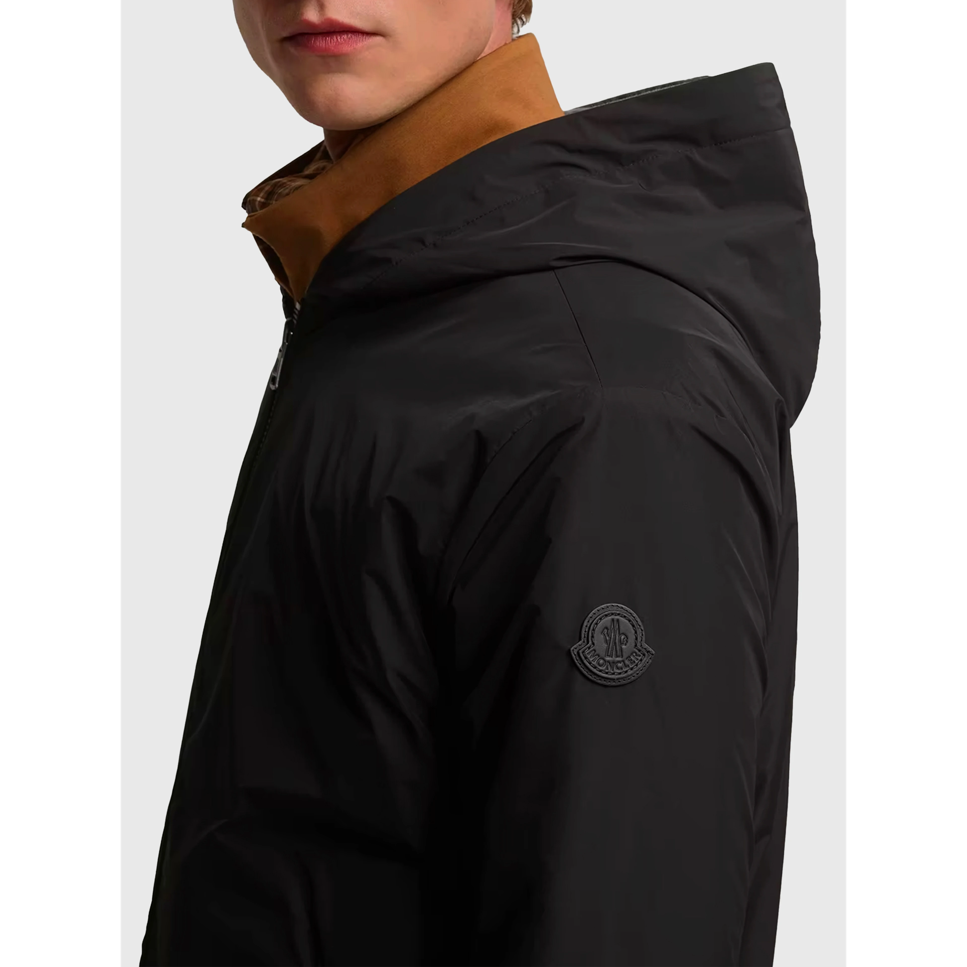 Reversible zip-up sweatshirt