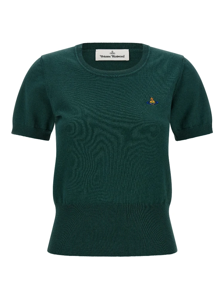 Bicolor Cotton Shortsleeve Shirt