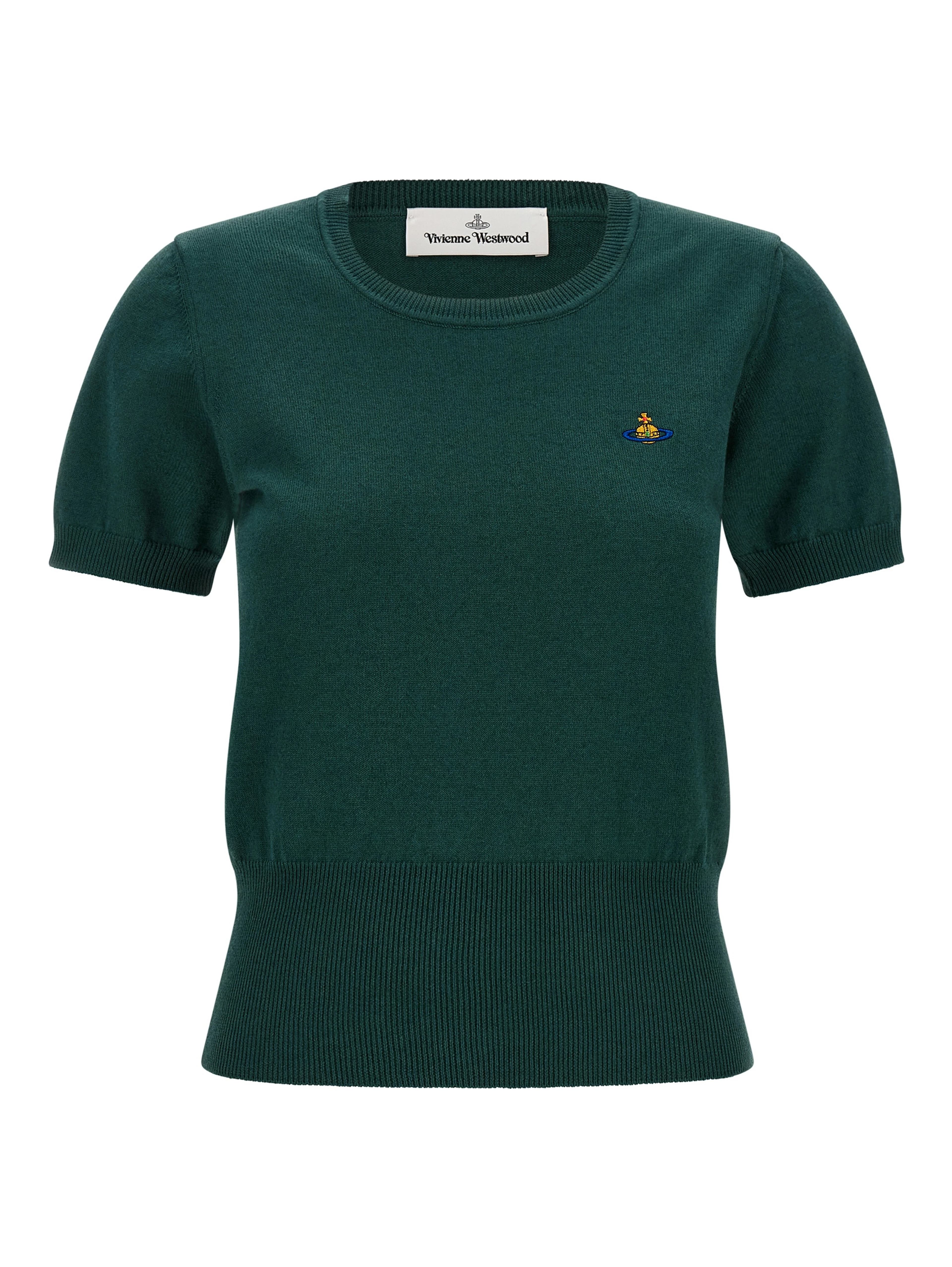 Bicolor Cotton Shortsleeve Shirt