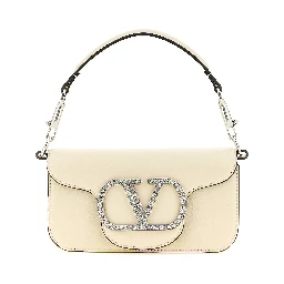 White Calfskin Shoulder Bag