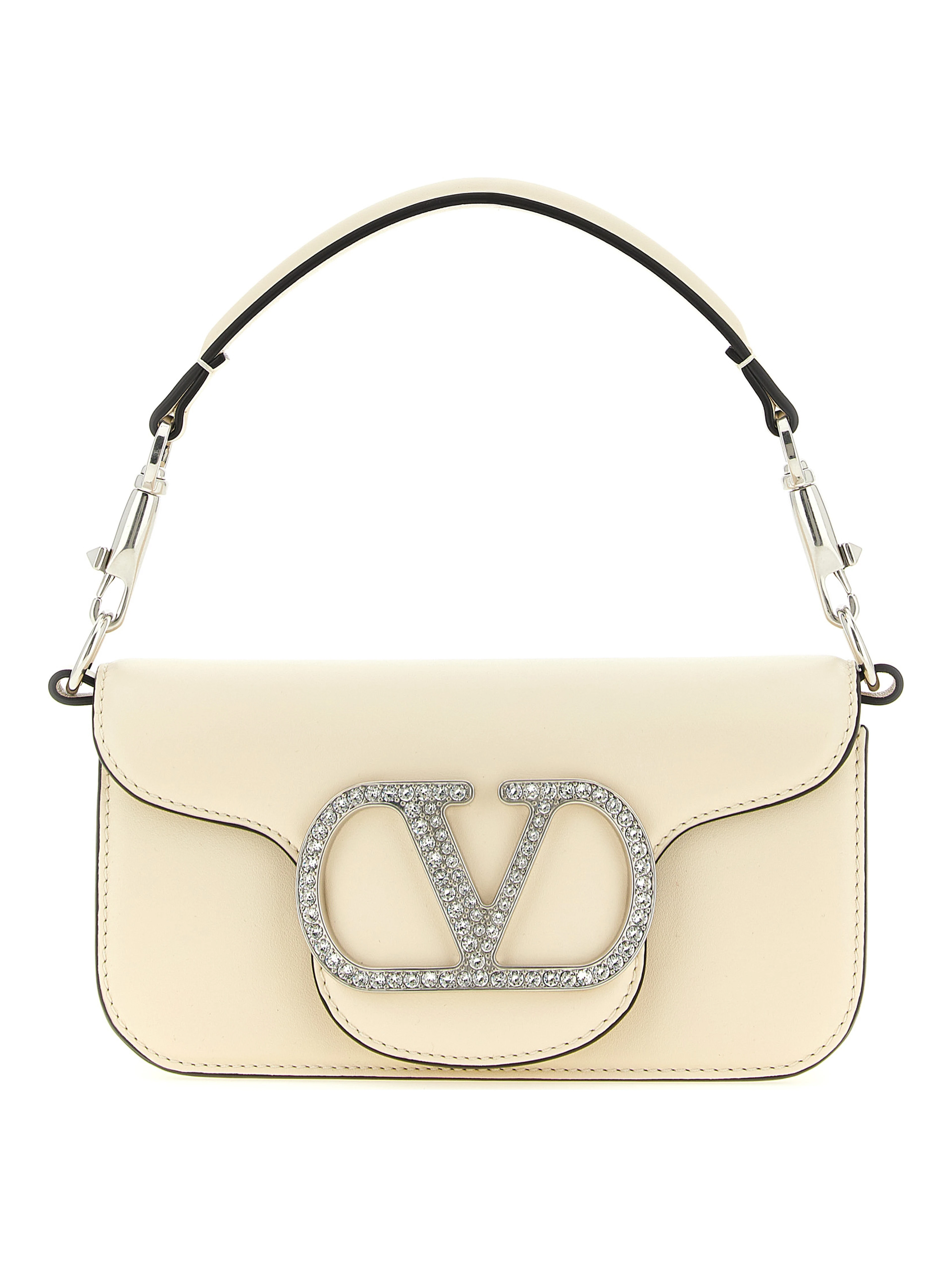 White Calfskin Shoulder Bag