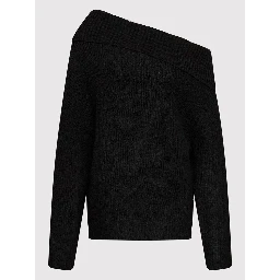 Black Polyester Sweatshirt