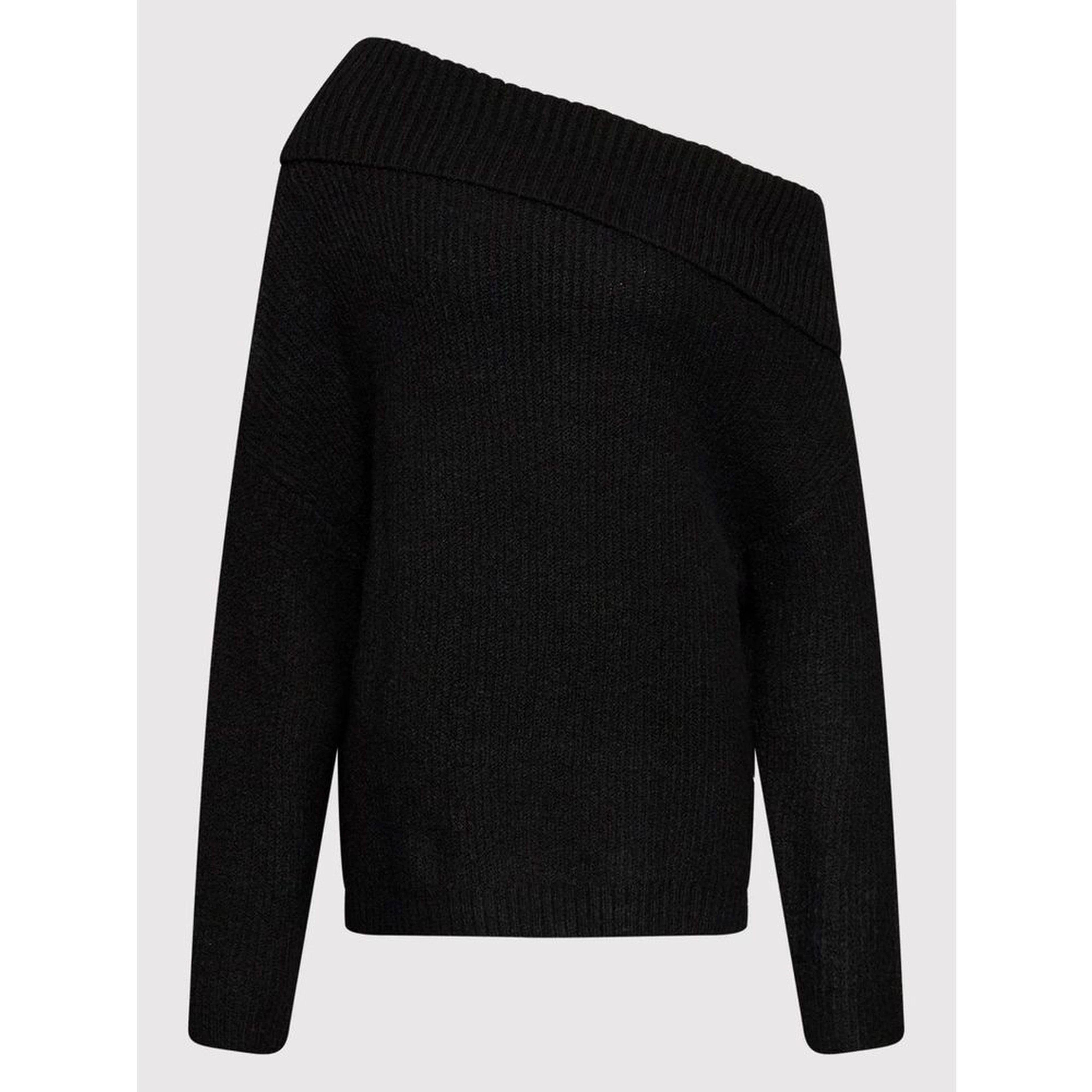 Black Polyester Sweatshirt