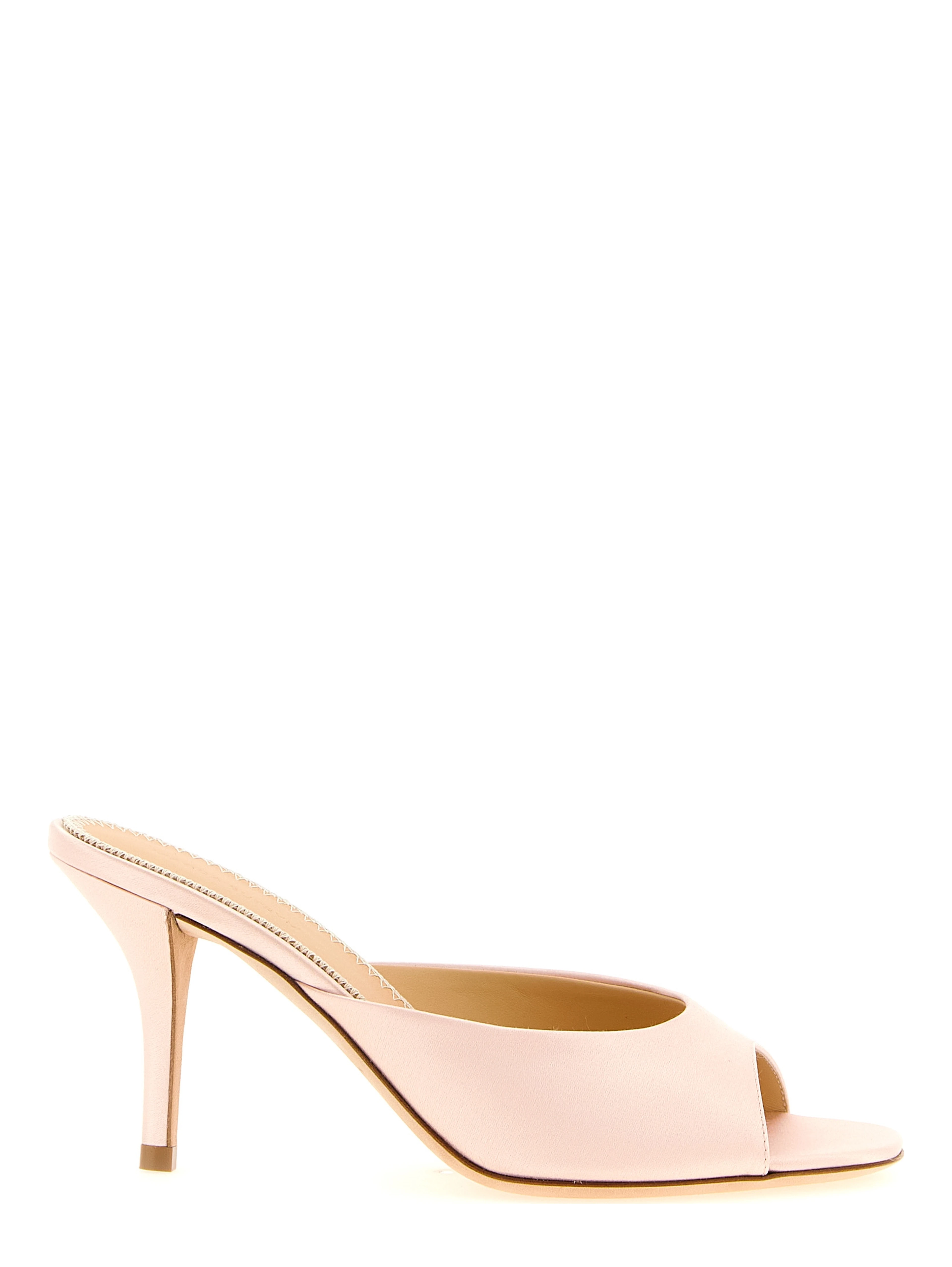Multicolor Viscose Stiletto Heel Sandals