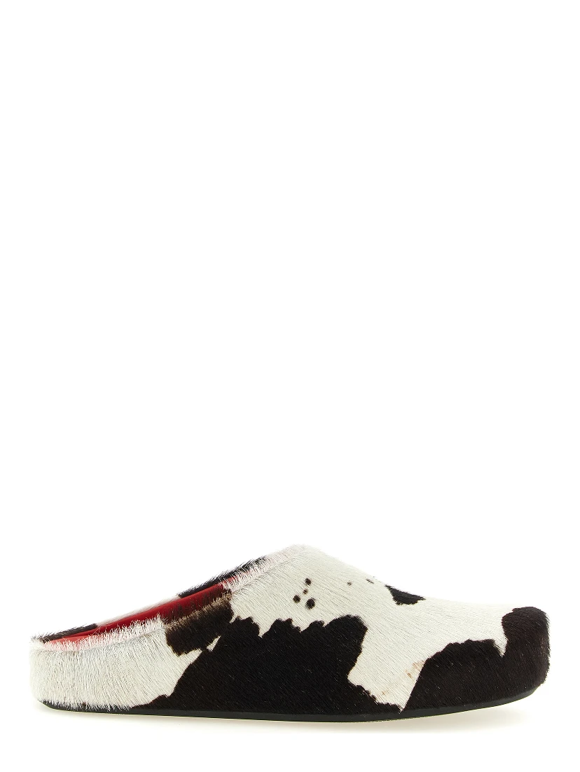 Multicolor Calfskin Clogs