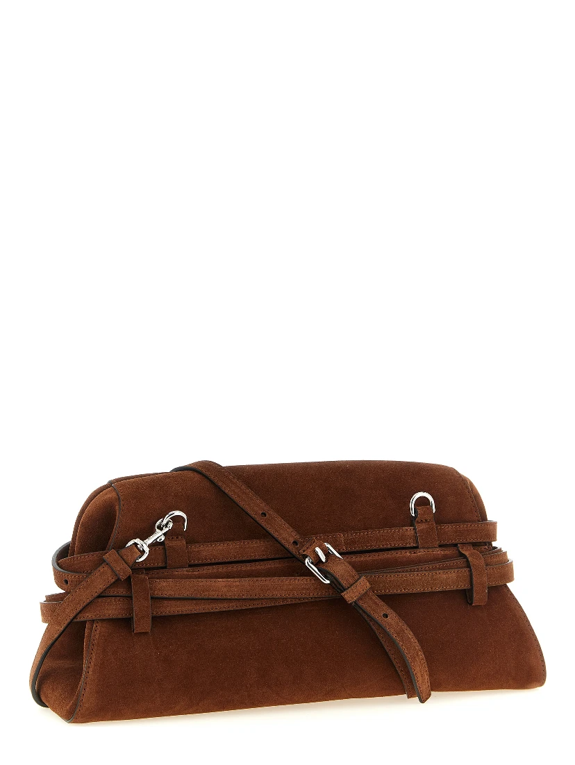 Brown Calfskin Clutch Bag