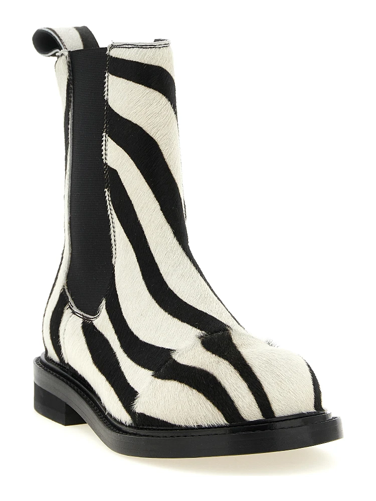 Bicolor Calfskin Ankle Boots alternative