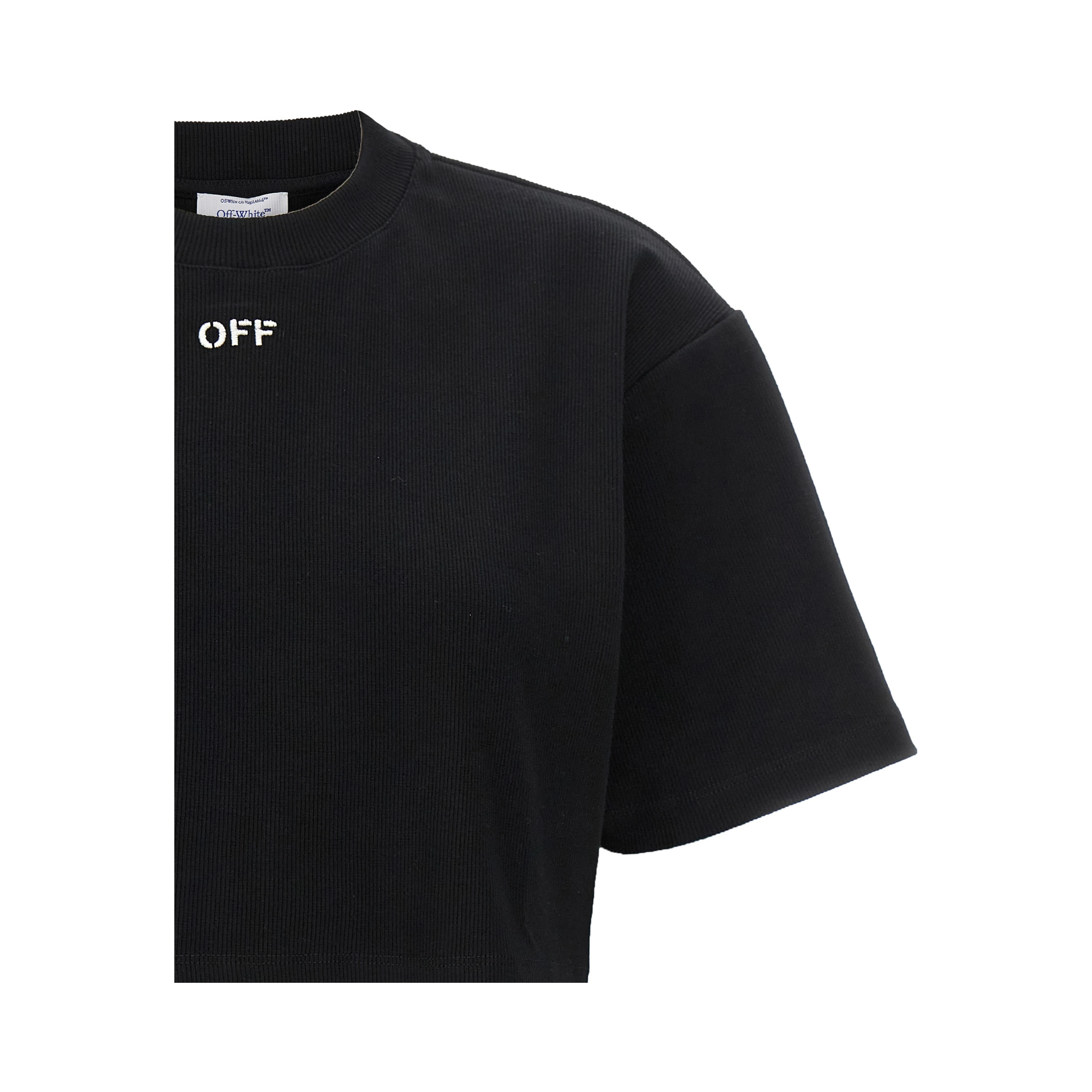 Black Cotton T-Shirt