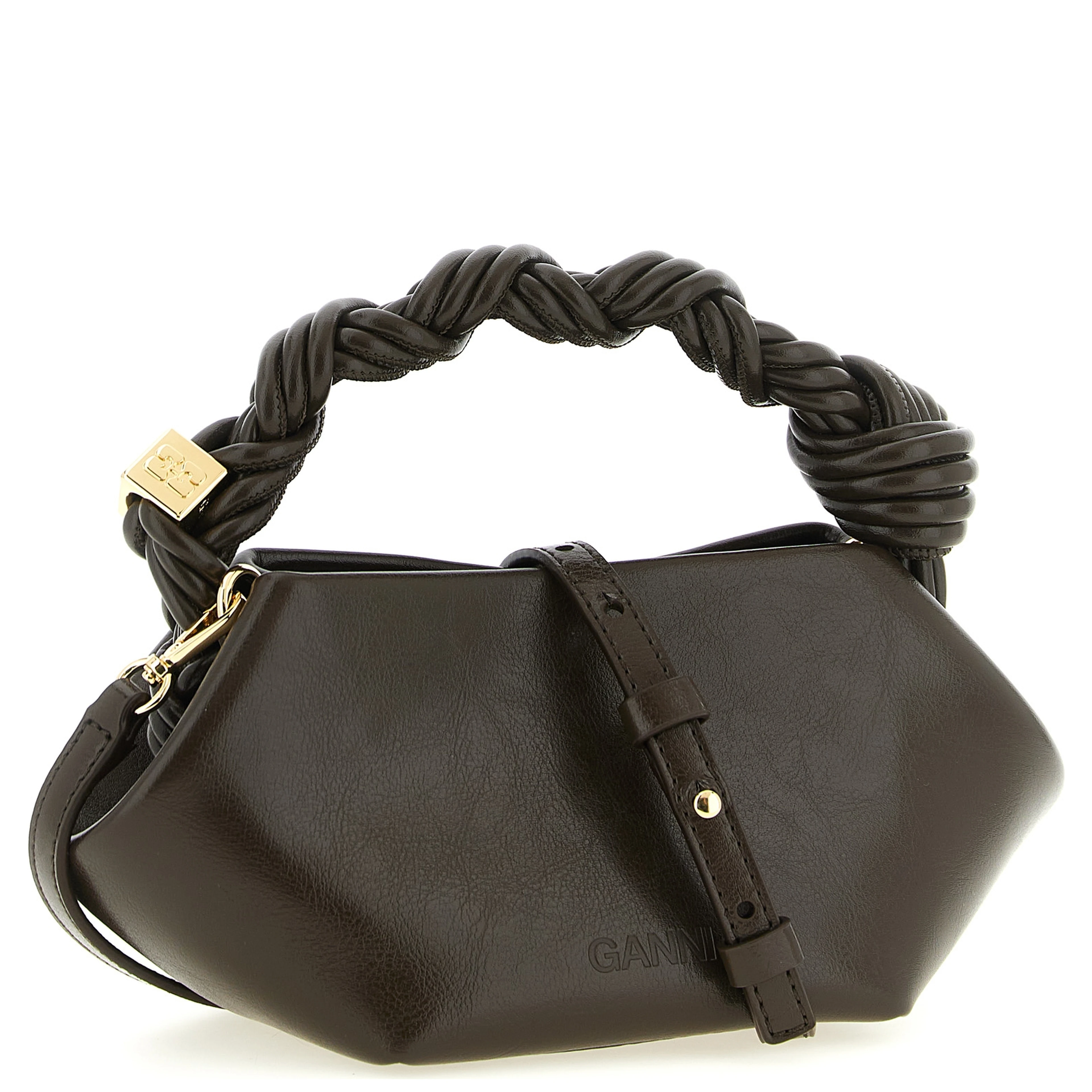 Brown Polyethylene Handbag