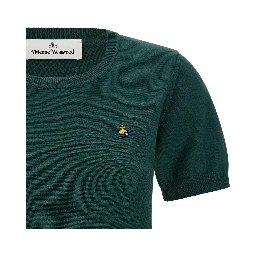 Bicolor Cotton Shortsleeve Shirt