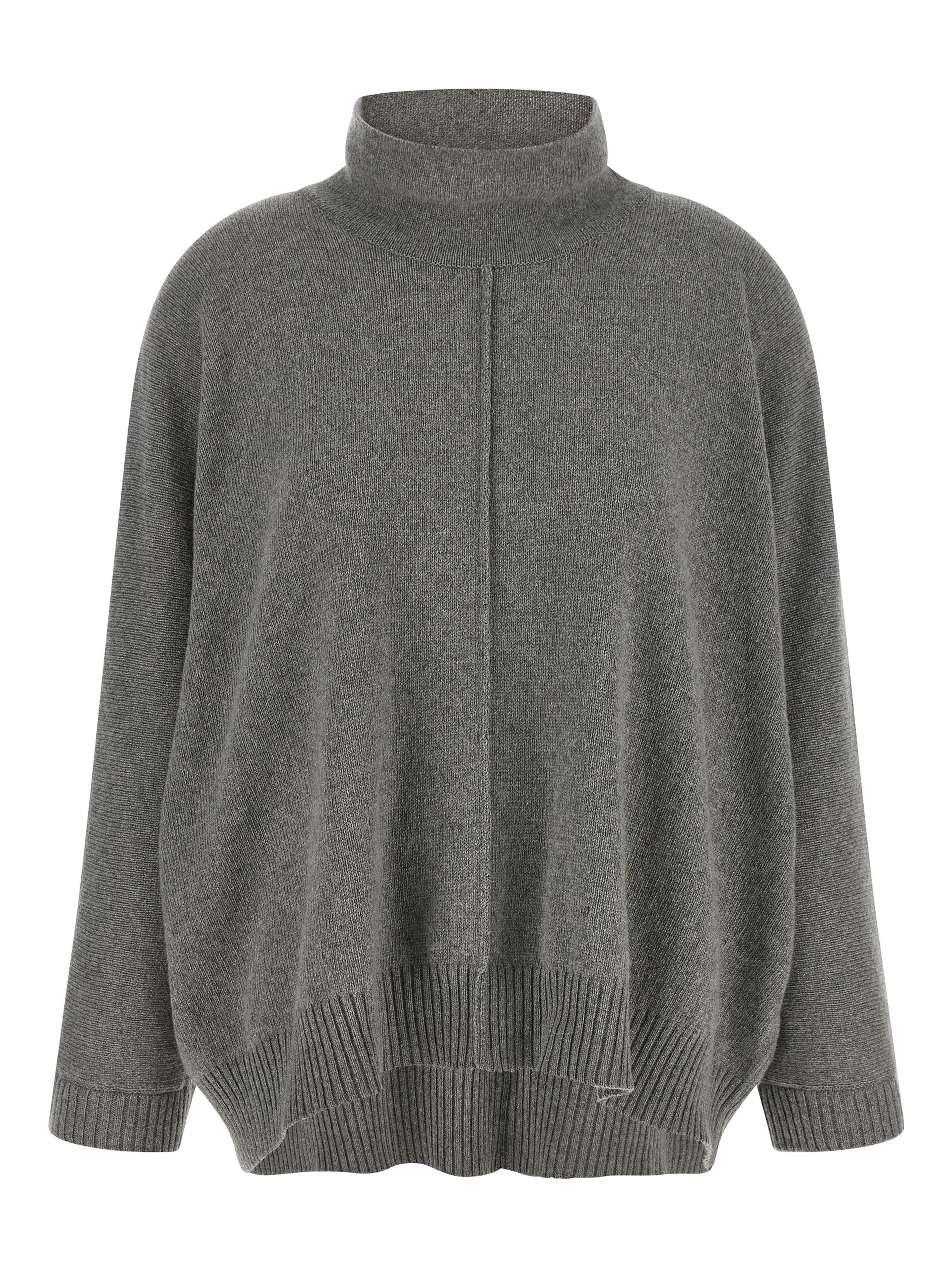 Gray Cashmere Cardigan