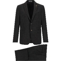 Gray Wool Two-Piece Suit