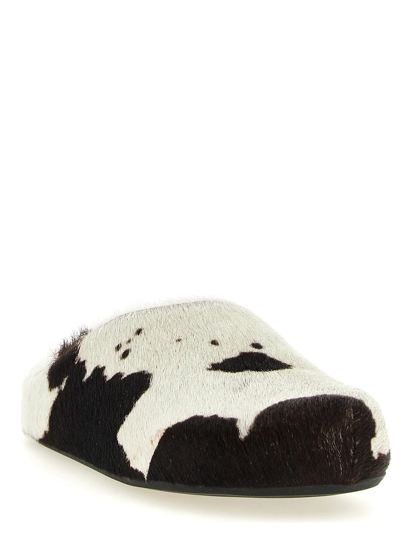 Multicolor Calfskin Clogs