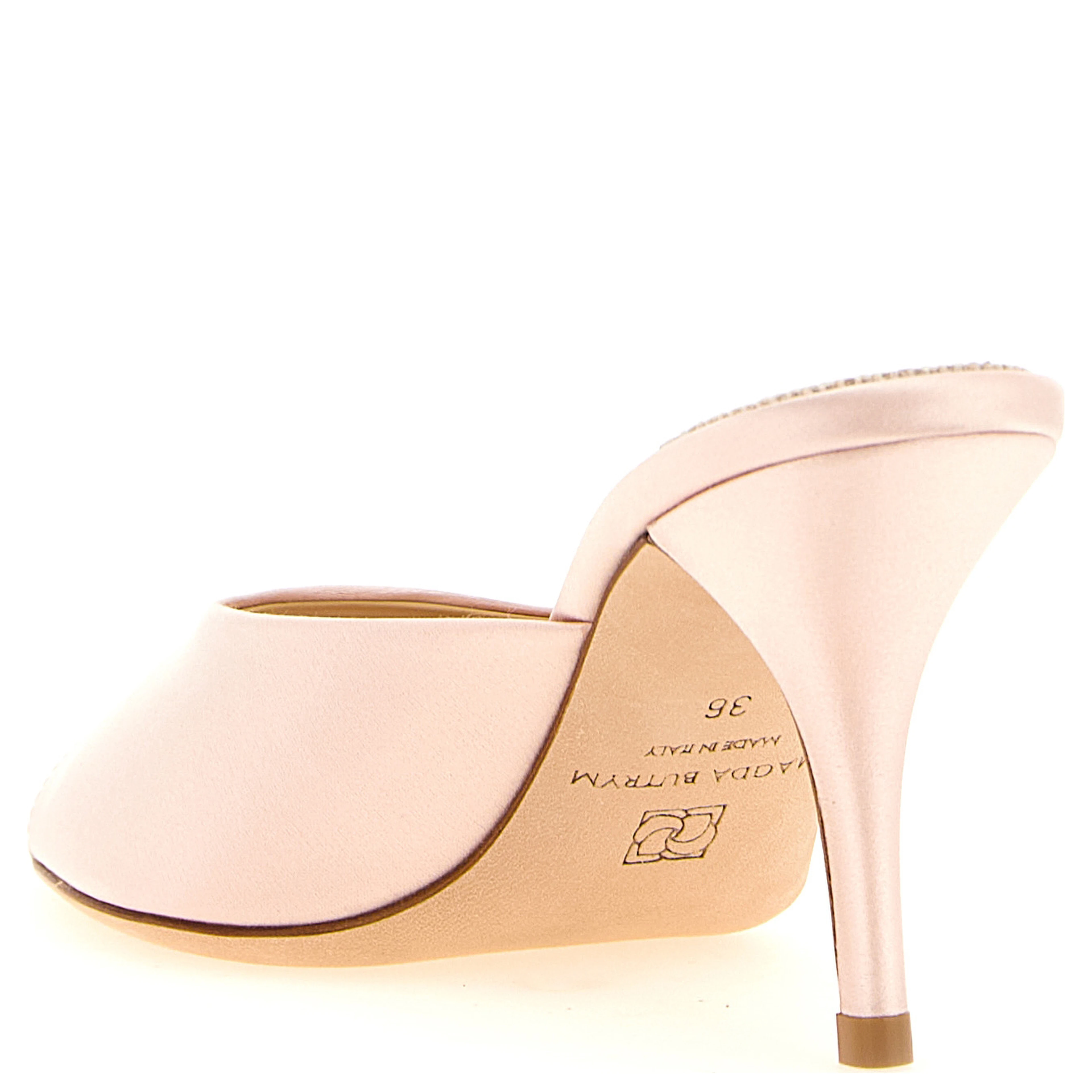 Multicolor Viscose Stiletto Heel Sandals