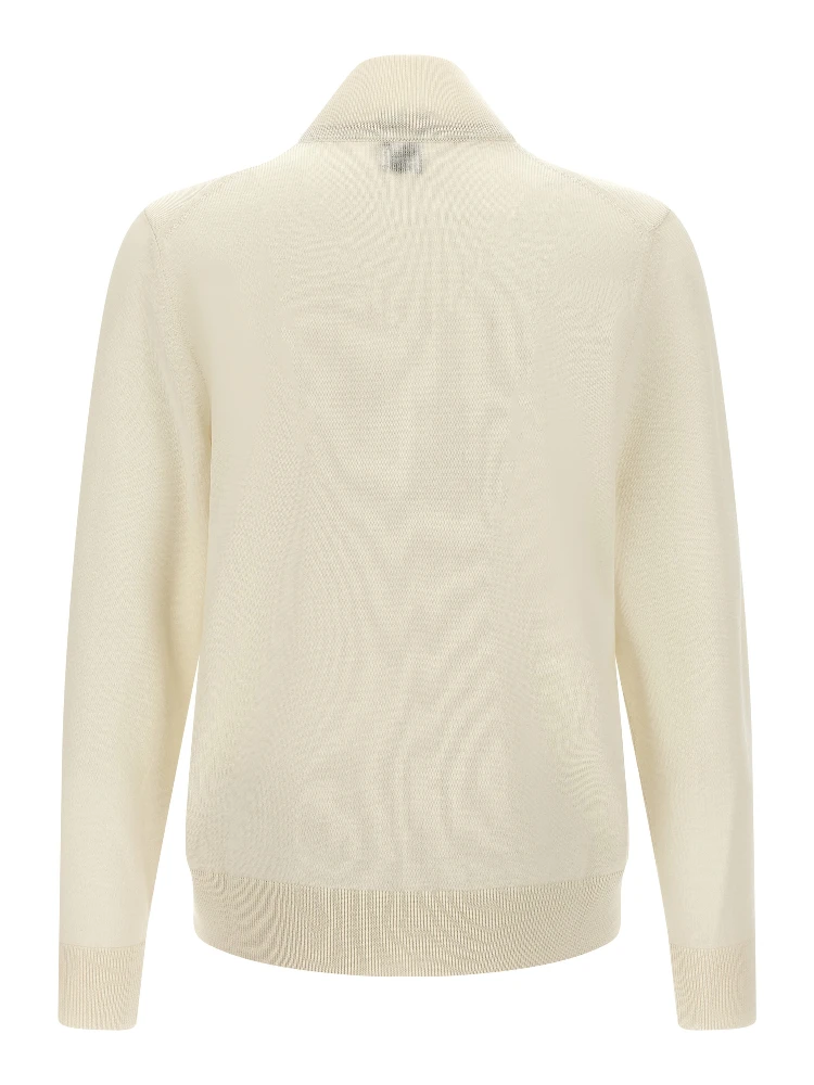 White Virgin Wool Cardigan alternative