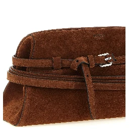 Brown Calfskin Clutch Bag